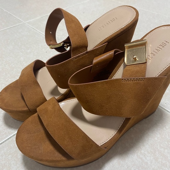 Forever 21 Wedge High heeled Sandals - Picture 1 of 5
